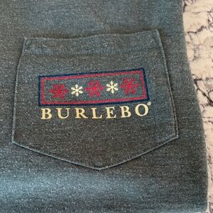 BURLEBO Men's Teal Long Sleeve T • Size Small